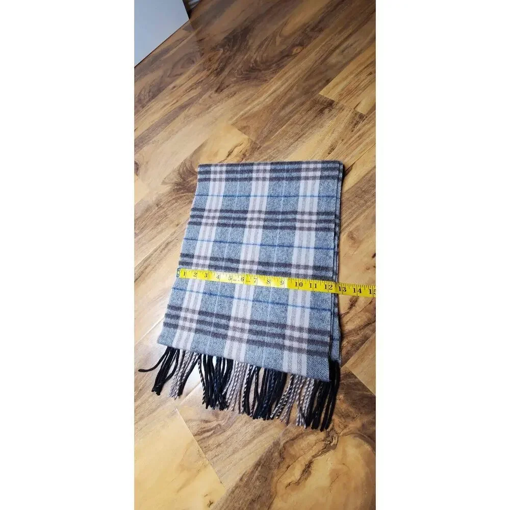 Enya Monticello Cashmere blend Scarf gray brown‎